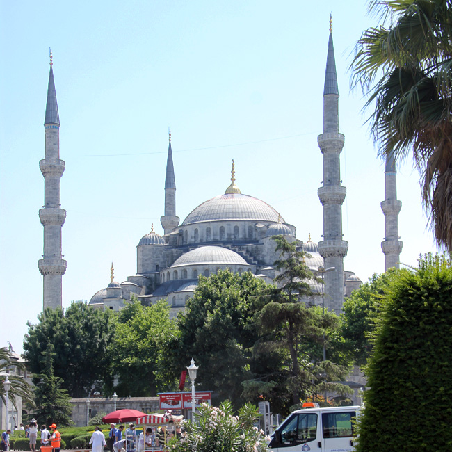 the Blue Mosque