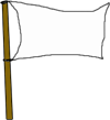 waving the white flag