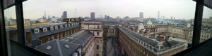 London Skyline, seen from King's College Doctoral Study room